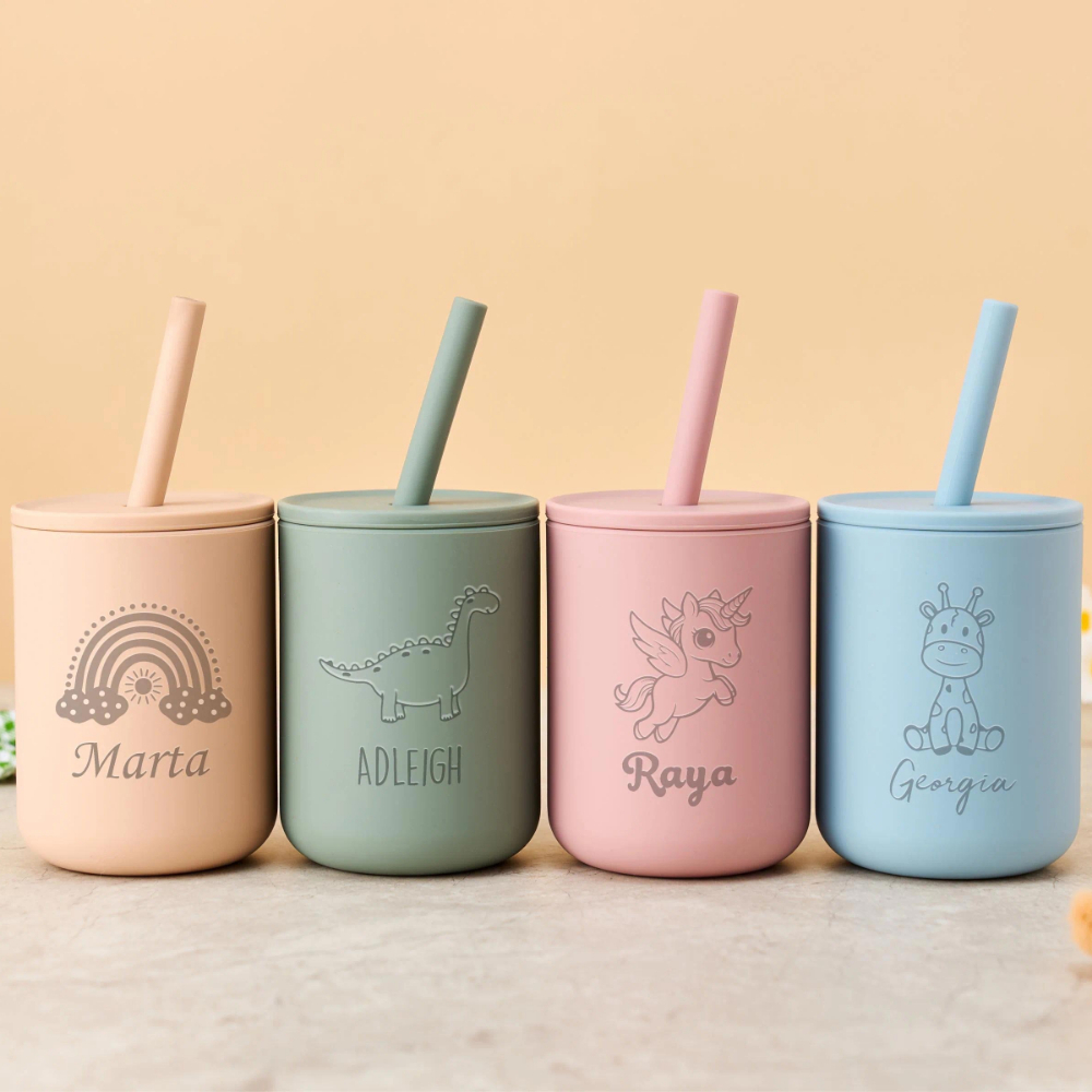 Custom Name Silicone Kids Stra - Baby Food Jars With Lids ulasan dan harga