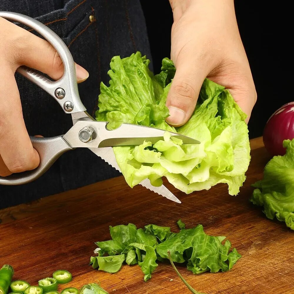 Stainless Steel Kitchen Scisso - Baby Food Scissors ulasan dan harga