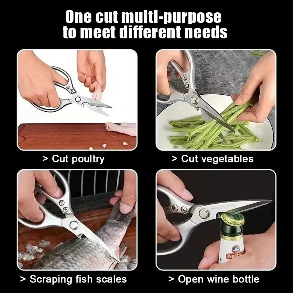Stainless Steel Kitchen Scisso - Baby Food Scissors ulasan dan harga