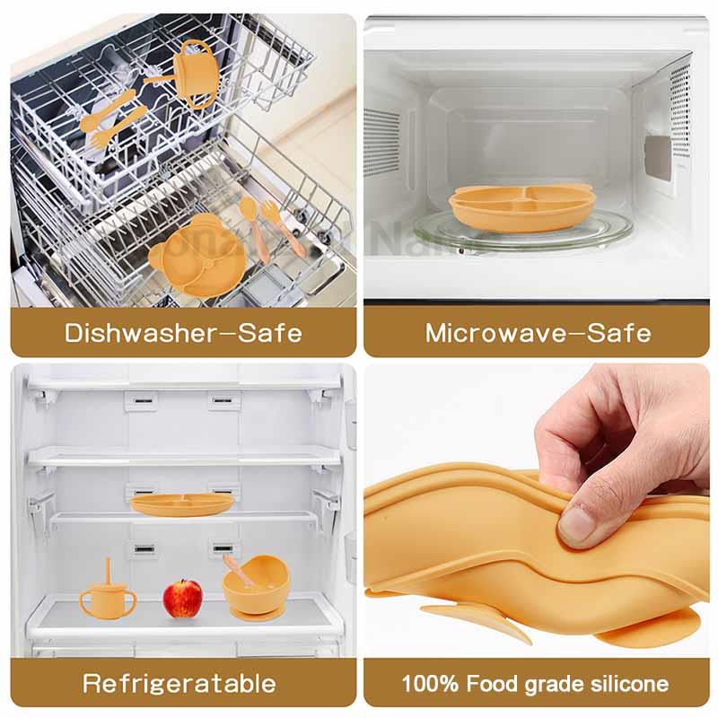 Baby Feeding Plate Sets Suctio - Baby Food Menu ulasan dan harga