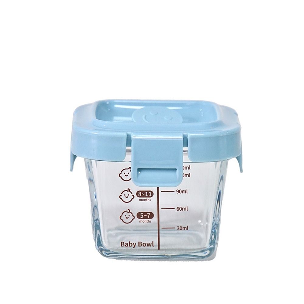 Glass Food Storage Box New 170 - Baby Food Jars With Lids ulasan dan harga